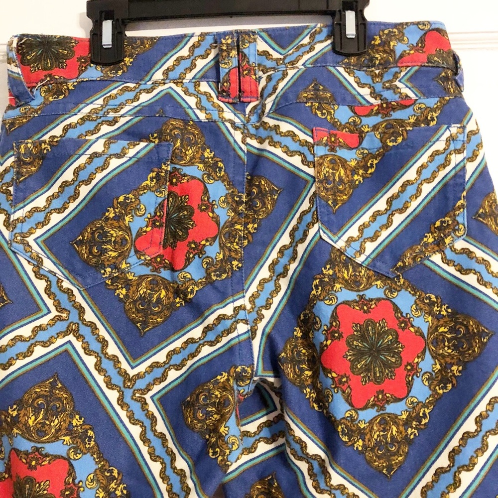 Soho Apparel Unique Red/Blue Jeans EUC Size 10 - Picture 3 of 5